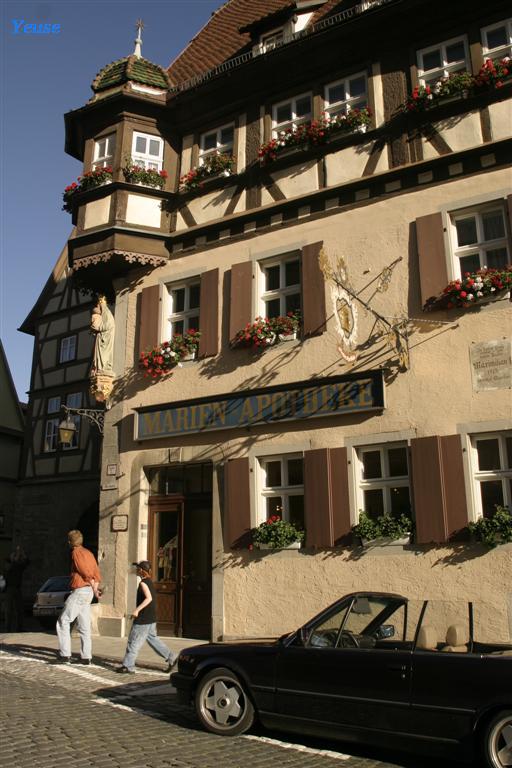 Promenade à Rothenburg ob der Tauber Rodt711