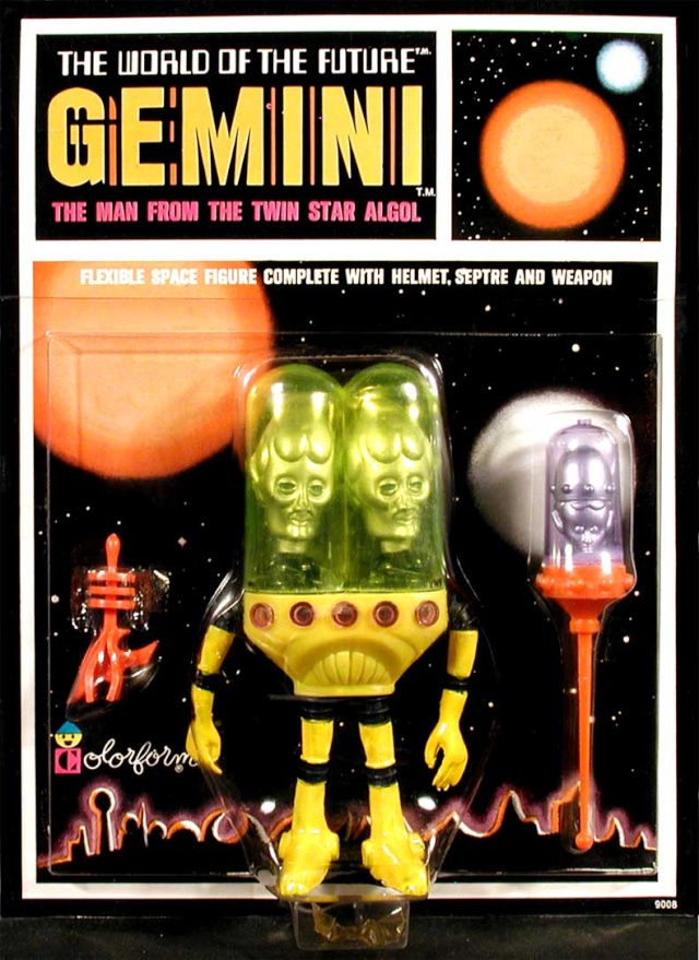 The Outer Space Men/The colorforms aliens 60's Gemini10