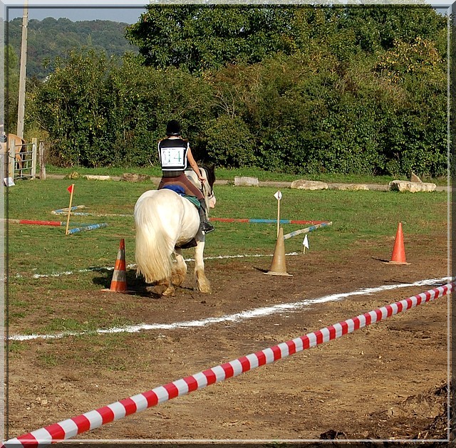 Notre premier trec, le 10 octobre, club équipe. Trec610