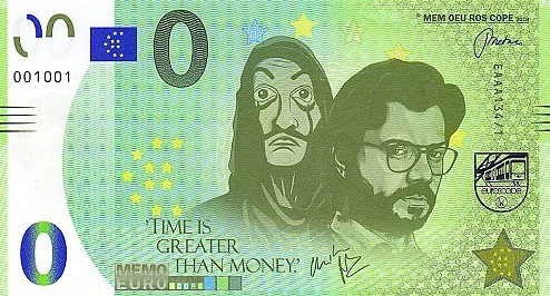 MES - Billets Memo Euro scope  13411