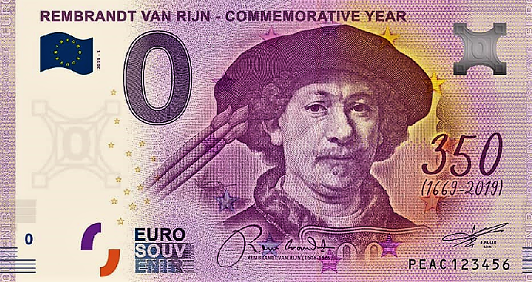 Billets 0 euro 2017 à 2019 (BES) Peac10