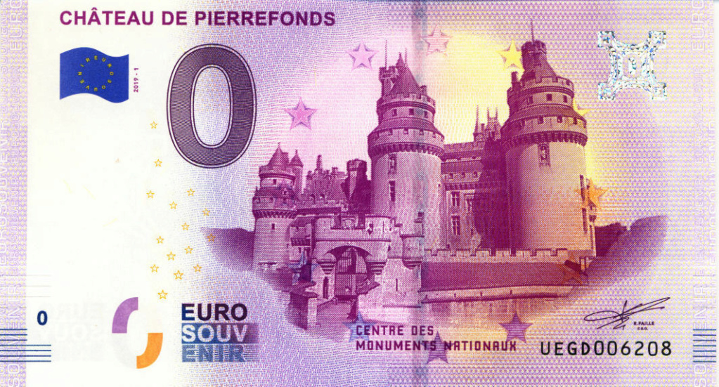 BES - Billets 0 € Souvenirs  =  57 Uegd1210