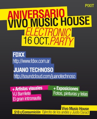 SUSPENDIDO -FIESTA ELECTRONICA Aniversario Vivo Music House, san luis (16.10.10) Vivo_213