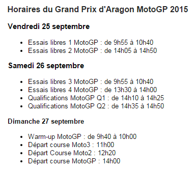 Dimanche 27 septembre - MotoGp -  Grand Prix Movistar d’Aragón - Motorland Captur27