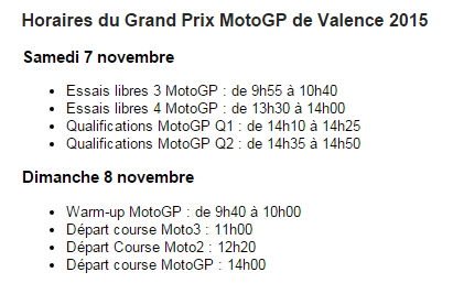 Dimanche 8 novembre - MotoGp - Grand Prix Motul de Valencia - Ricardo Tormo Captur54