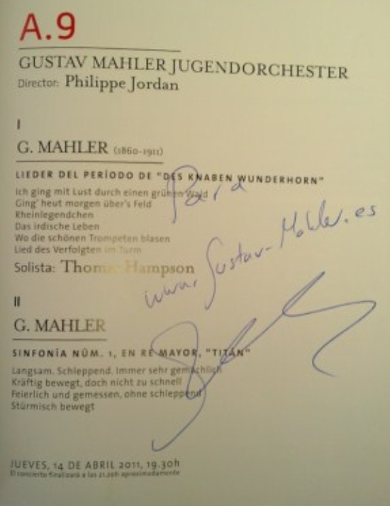 Autógrafos dedicados a la gustav-mahler.es Philip10