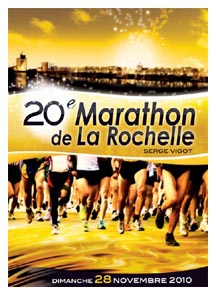 20ème Marathon de la Rochelle: 28/11/2010 Affich11