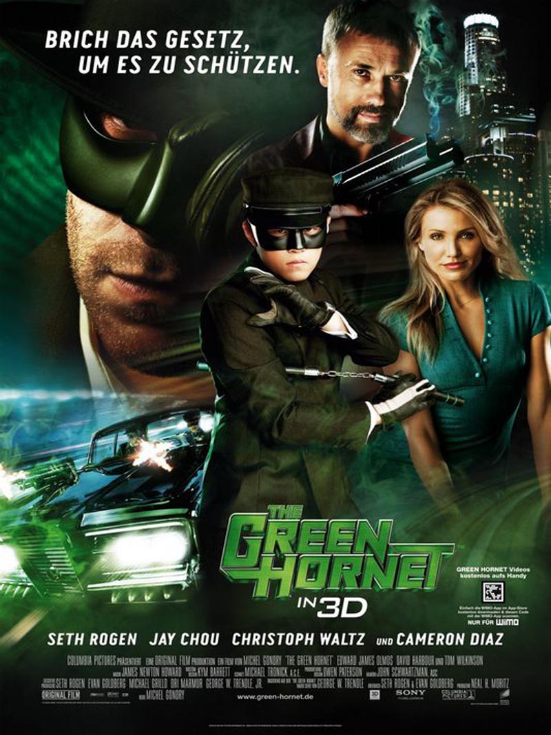فيلم الاكشن والاثاره المنتظر The Green Hornet 2011 مترجم DVD R5 Poster25