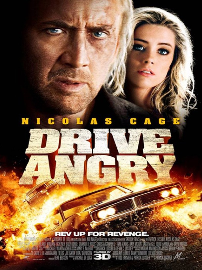 الأعلى جودة للفيلم الأكشن والحركة الرهيب للنجم نيكلوس كيج Drive Angry 2011 مترجم  BRRIP على اكثر من سيرفير للتحميل Poster45