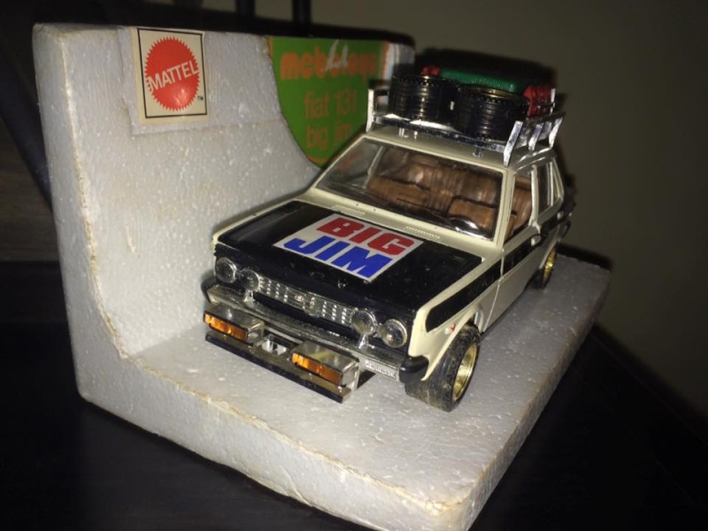 Big Jim MATTEL - FIAT - 131 Mebetoys 1/25 VINTAGE TOY RARE anni 70  11928711