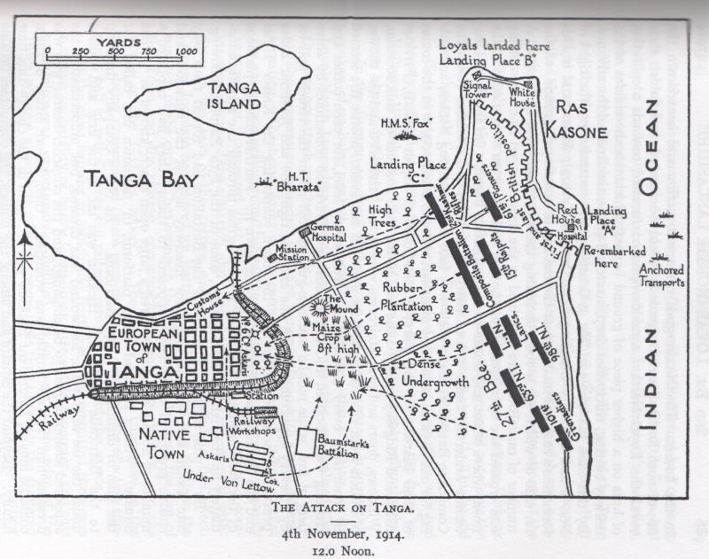 La guerre dans les colonies allemandes : Tanga 1914 Sketch10