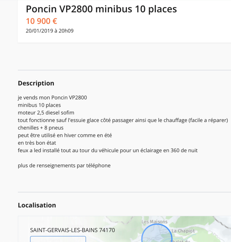 Poncin VP2800 minibus 10 places Captur85