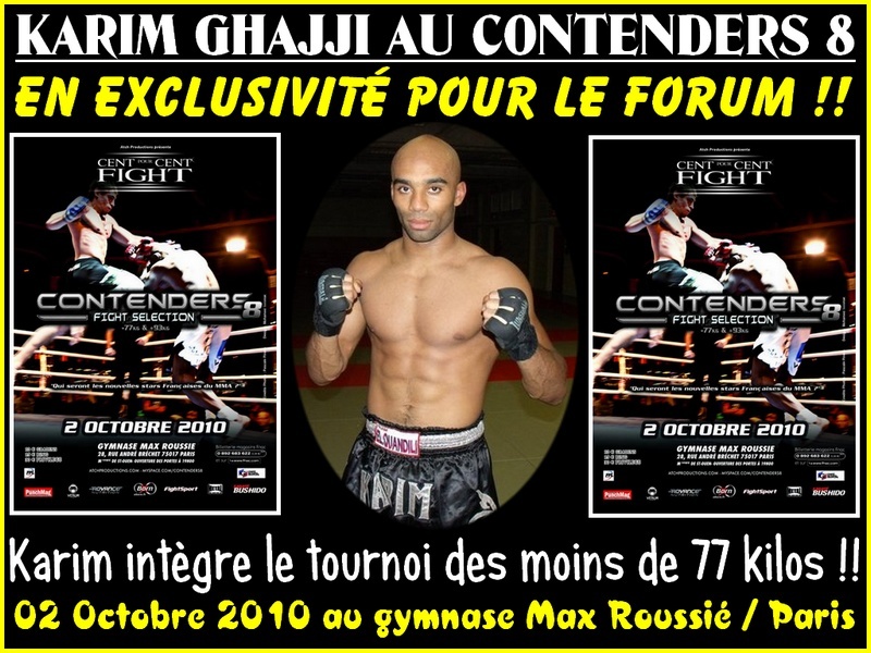 Karim Ghajji au Contenders 8  Paris, 02 oct. 2010. Montag13
