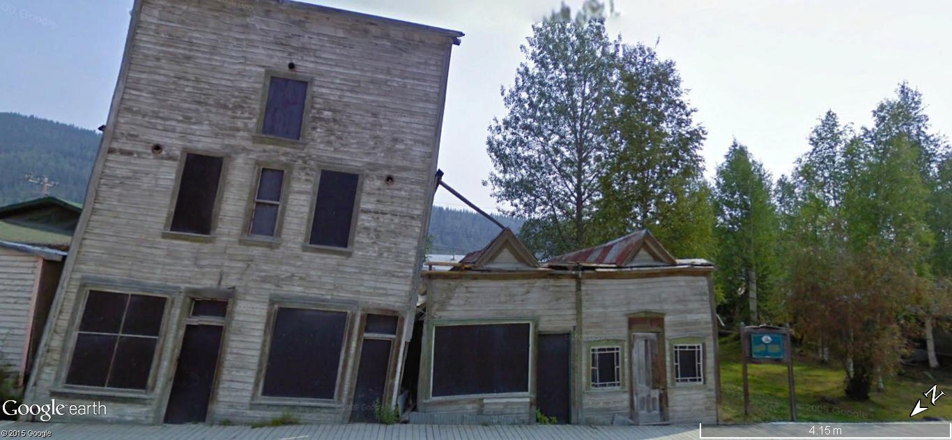 Dawson City, ville témoin de la ruée vers l'or du Klondike. Dawson41