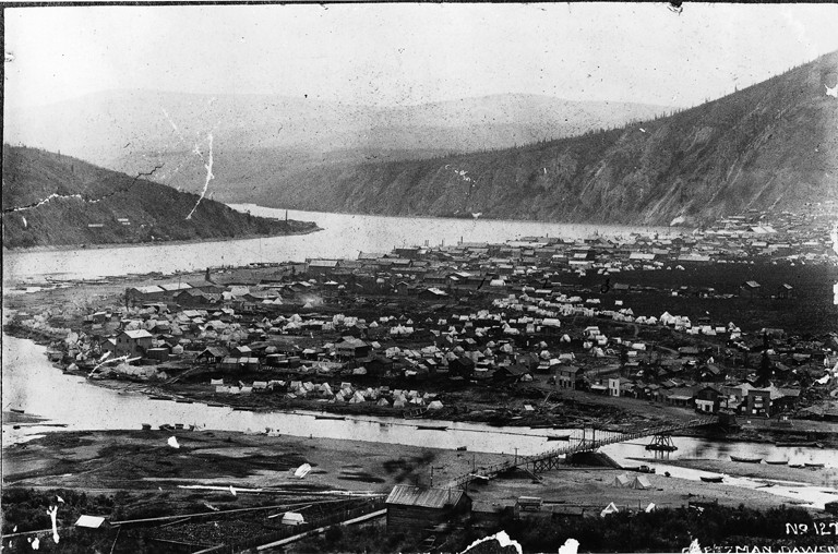 Dawson City, ville témoin de la ruée vers l'or du Klondike. Dawson45
