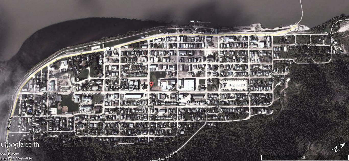 Dawson City, ville témoin de la ruée vers l'or du Klondike. X10