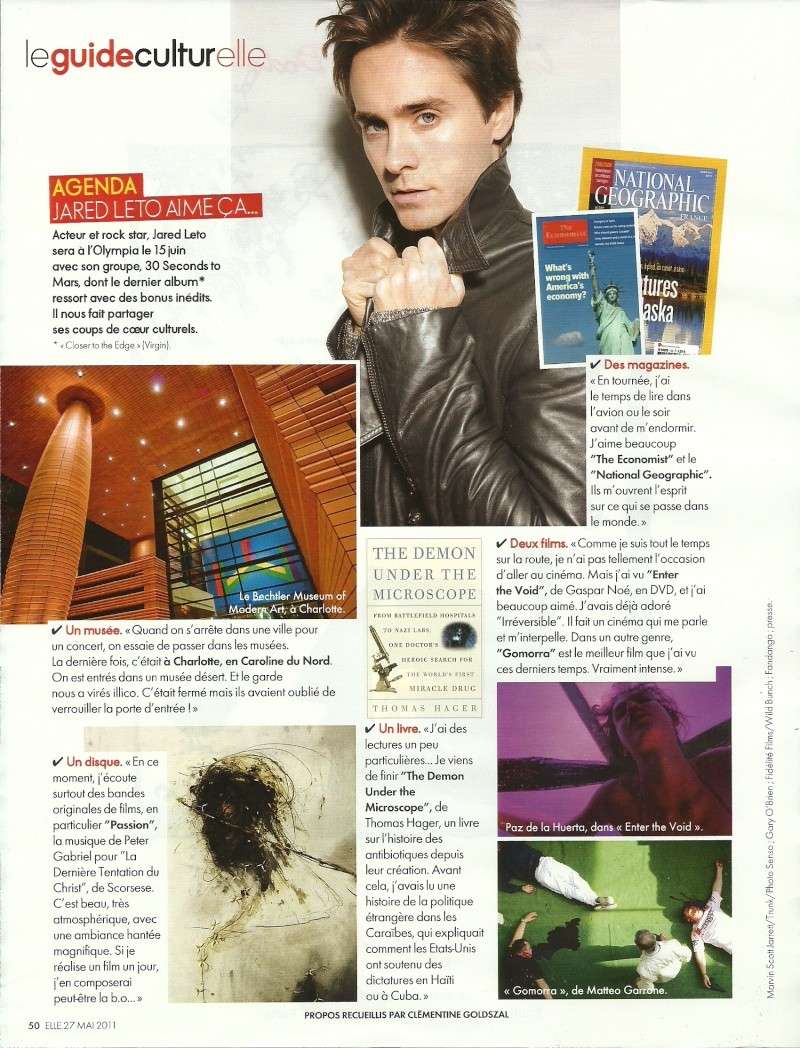 Jared Leto dans ELLE 00110
