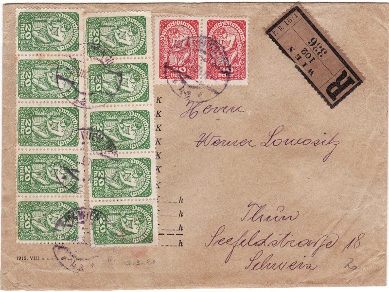 Republik Deutsch-Österreich - Bedarfspost Dez. 1918 - Dez. 1921 Img22