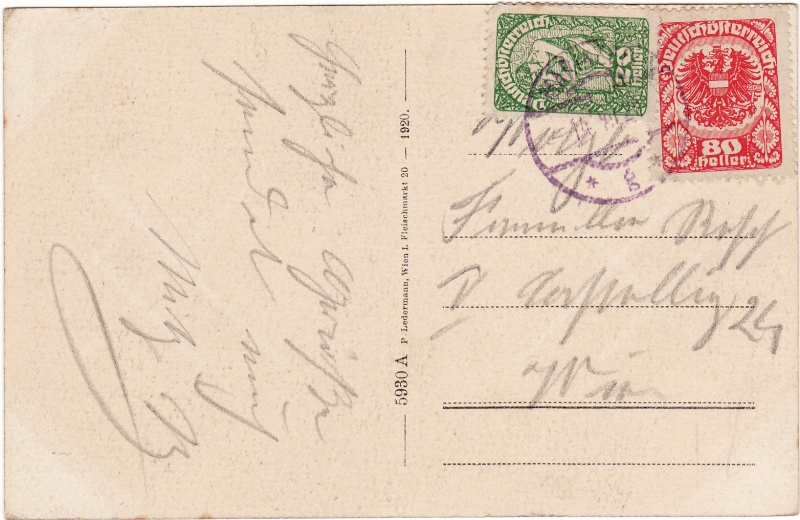 Republik Deutsch-Österreich  -  Bedarfspost Dez. 1918 - Dez. 1921 Img39