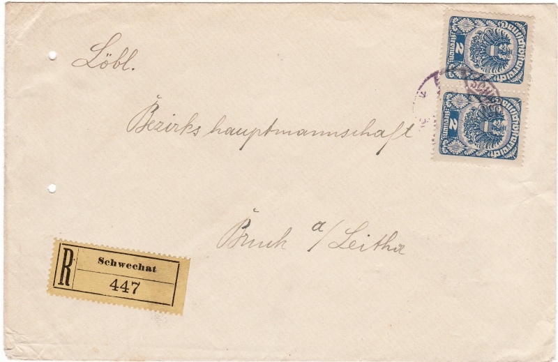 Republik Deutsch-Österreich - Bedarfspost Dez. 1918 - Dez. 1921 Img_0034