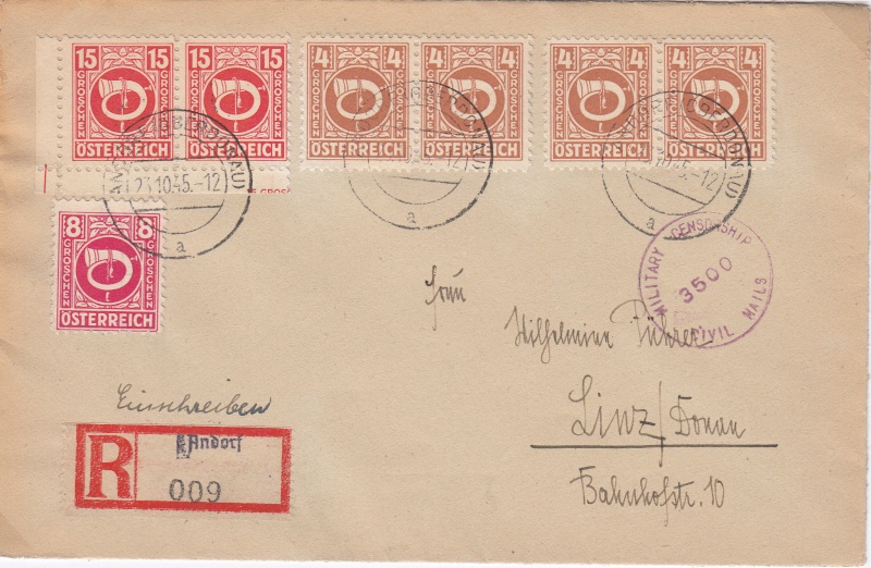 Posthornzeichnung - ANK 697-713 - Belege - Seite 2 Img14
