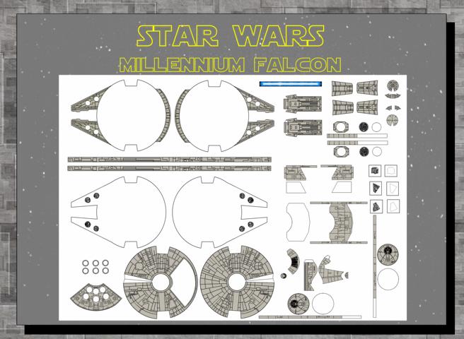 Millennium Falcon 1:400 F_119