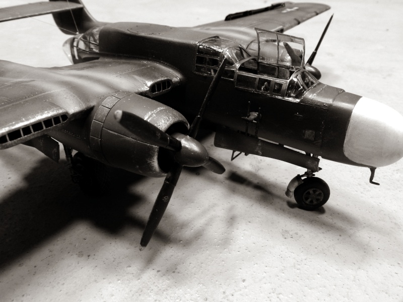 (VITRINE PROJET AA)  Northrop P-61 "Black Widow" A-5 42-5545 - 425th NFS 1/48  1810