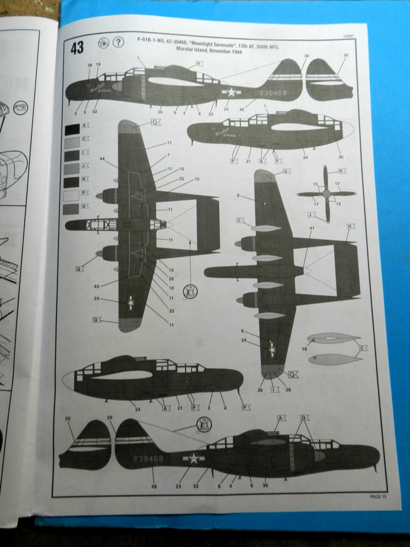 (Projet AA) Northrop P-61 "Black Widow" A-5 - 42-5545 - 425th NFS - 1/48 - Montage : page 7 - Page 4 Dscn1228