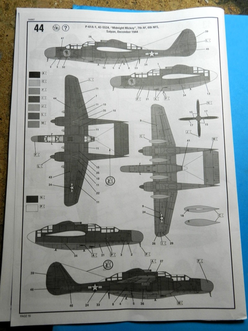 (Projet AA) Northrop P-61 "Black Widow" A-5 - 42-5545 - 425th NFS - 1/48 - Montage : page 7 - Page 4 Dscn1229