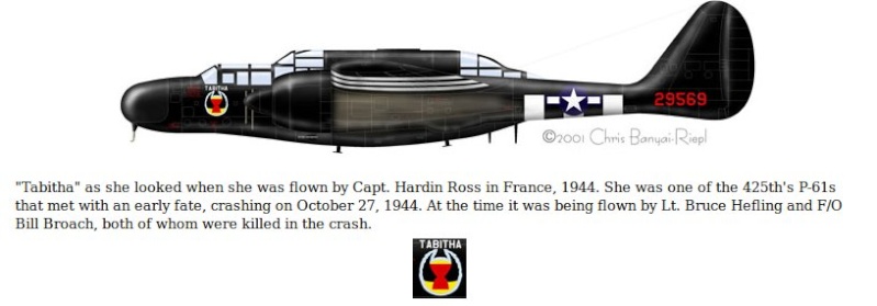 (Projet AA) Northrop P-61 "Black Widow" A-5 - 42-5545 - 425th NFS - 1/48 - Montage : page 7 Tabith10
