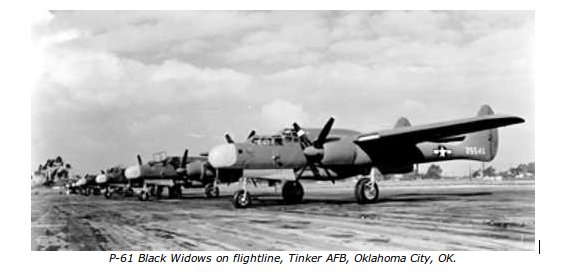 (VITRINE PROJET AA)  Northrop P-61 "Black Widow" A-5 42-5545 - 425th NFS 1/48  Tinker10
