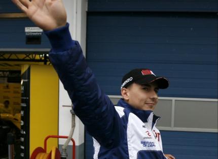 Jorge Lorenzo en pôle Lorenz21