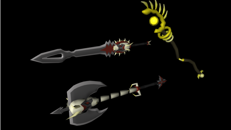 solar staff of saradomin demon sword and demon axe Weapon12