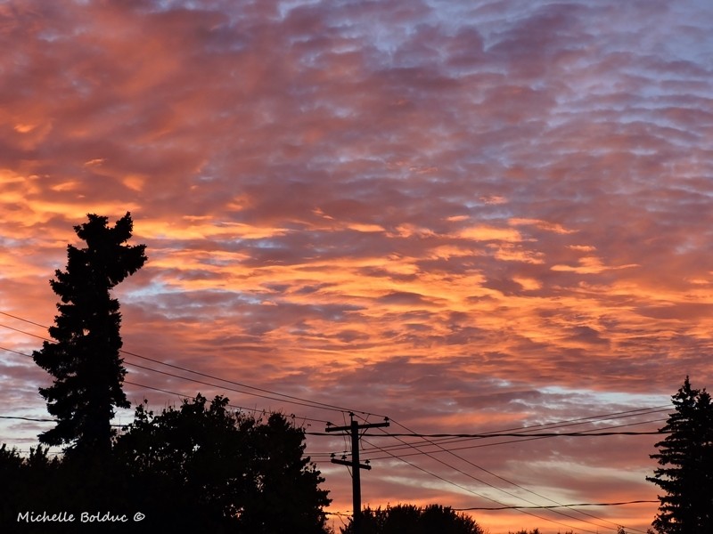 Lever de soleil ce matin chez moi... Dscn0411