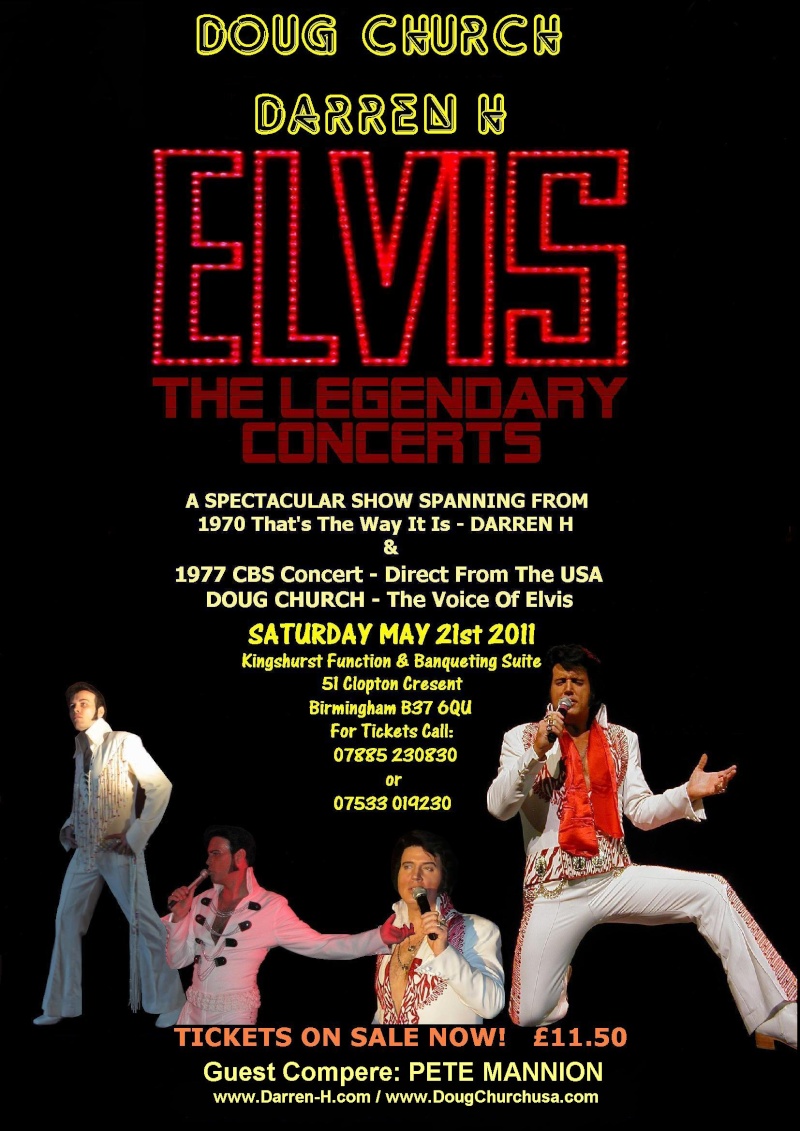 DOUG CHURCH & DARREN H - ELVIS: THE LEGENDARY CONCERTS . . . New_po11