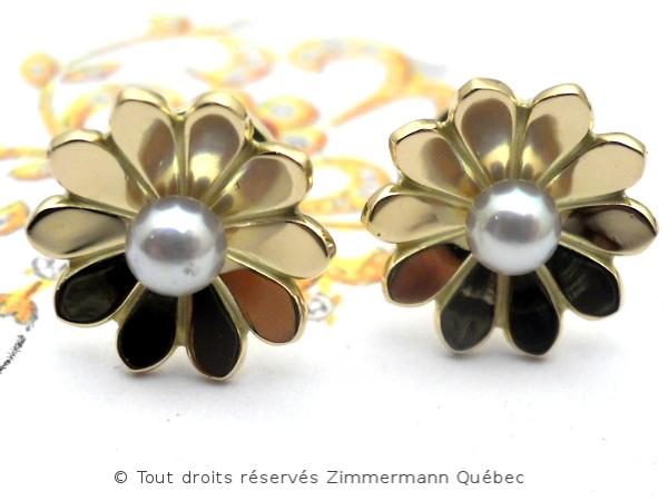 B.O. Fleur 10,8 mm et perle Akoya 3,4 mm Dscn7717