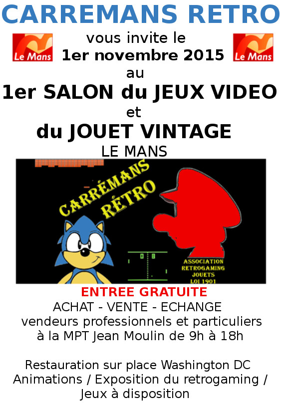 Salon Du Jeu Video Retro et Jouet Vintage. Flyer_10