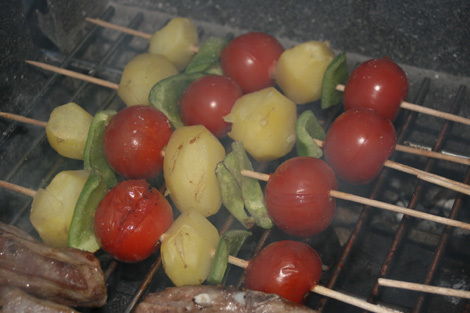 Brochettes de légumes Legume10