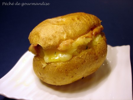 Pomme de terre au four au foie gras mi-cuit Pdt_au10