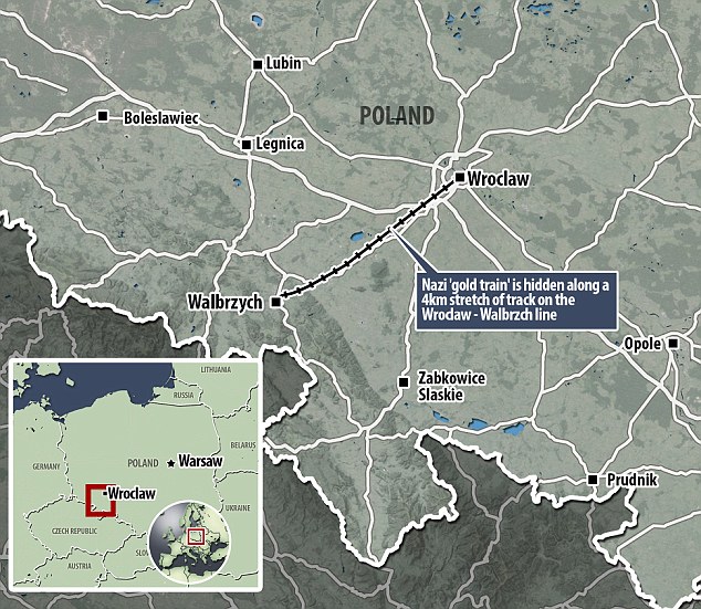 Un "train d’or nazi" découvert en Pologne Zzz10