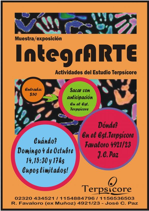 José C. Paz: IntegrARTE.... Ya lo hiciste? Aviso_11