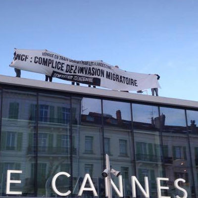 10 militants de Génération Identitaire paient le prix fort pour avoir dénoncer le transport gratuit des clandestins Cannes10