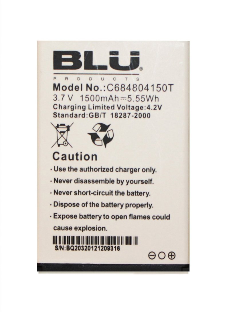 BLU Dash 4.0 D270 Battery C684804150T ML-BL007 120