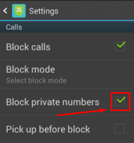 تطبيق لمنع المكالمات المجهولة + أرقام أو رسائل معينة من الإتصال بك ومزايا أخرى - Android Screen36