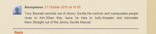 SOMEONE EQUATING BENNETT WITH JIMMY SAVILE Bensav10