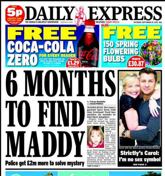 Express: 'Six months to find Maddie' Six10