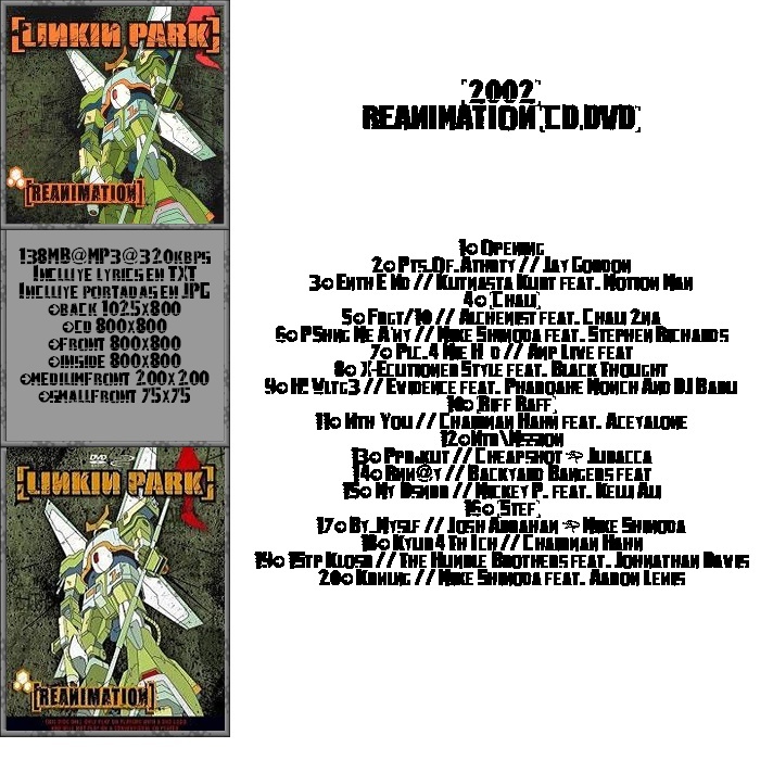 Linkin Park Complete Discography INCLUDING CDs & DVDs C3108510