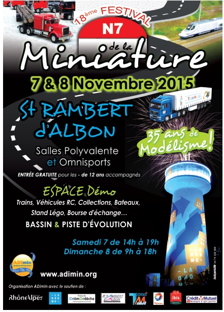 Festival de la Miniature de St Rambert d'Albon 7/8 novembre Affich10