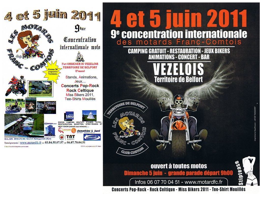 4/5 juin 2011 9eme concentration des motards Franc-Comtois  Affich10