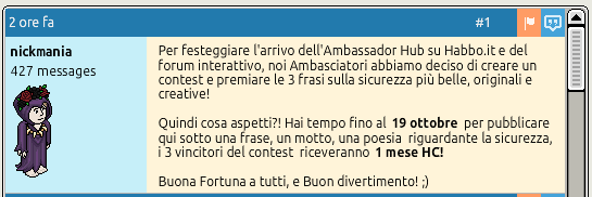 [IT] Resoconto Festa di Inaugurazione Ambassador Hub! Scher199